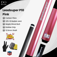 Stick Billiard LEADSUPER P10 Carbon Cue Rubber Grip Low Deflection Shaft Cue Stick Billiard / Stick 