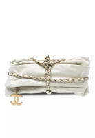 Chanel 二手香奈兒菱格紋小牛皮午夜泳裝 Baluchon 手袋