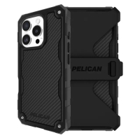 【PELICAN】iPhone 16 Pro Shield 防護盾 MagSafe 防摔手機殼 - 碳纖紋理