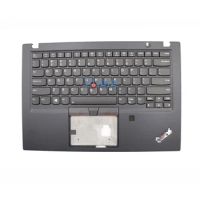 02hm280 new for Lenovo ThinkPad t490s palmrest US bezel keyboard cover w/FP