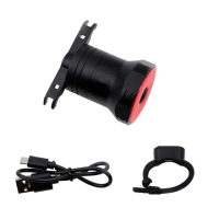 【B&amp;S】自行車USB尾燈-雙安裝款(單車尾燈 腳踏車尾燈 USB尾燈 防水自行車燈 公路車警示尾燈)