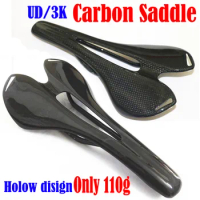 Hot Sale 3K/UD Full Carbon Fiber Bicycle Saddle Road Mtb Bicycle Carbon Saddle Seat for Road Bike MTB Fold Bike