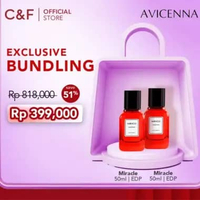 [BUNDLE BUY 1 GET 1] Avicenna Bundle Duo - 2pcs Parfum 50ml Miracle + Miracle