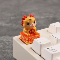 3D Chinese Dragon Loong Artisan Keycaps Mechanical Gaming Keyboard ESC Keys Keycap Cherry Mx Switch For Anne Pro 2 GK64 GMK67 87