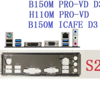 Original For MSI H110M PRO-VD, B150M PRO-VD D3, H170M PRO-VD, B150M-ICAFE MS-7996 I/O Shield Back Plate BackPlate Blende Bracket