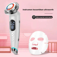 Alat Setrika Wajah Multifungsi 5 in 1 dengan Pemijat Perawatan LED Kulit Anti Aging - Muka - Pengenc