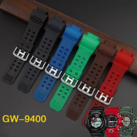 Sport Waterproof Silicone Strap for Casio G-SHOCK GW-9400 Candy Color Rubber Watch Band Men Wrist Replacement Accessories