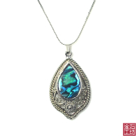 【金石工坊】海洋之心高貴鮑魚貝項鍊