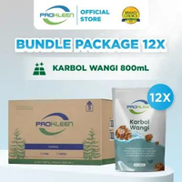 [BUNDLE] Karbol Antibacterial Wangi Pine/Cemara PROKLEEN 800mL - 12pcs