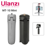 Ulanzi MT-10 Super Mini Tripod 4.8in Lightweight 1/4'' Universal for DJI OSMO 2 3 4 GoPro Smartphone Gimbal Stabilizer Accessory