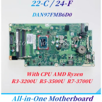 DAN97FMB6D0 For HP 22-C 24-F All in One Motherboard With AMD Athlon 300U R3-3200U R5-3500U R7-3700U CPU L39043-001 L39043-601