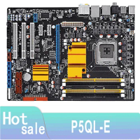 P5QL-E Desktop Motherboard P43 Socket LGA 775 Q8200 Q8300 DDR2 Original Used Mainboard On Sale