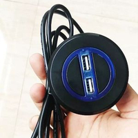 智慧家居私人影院電動沙發廠家維修圓形雙USB充電介面有線手控器