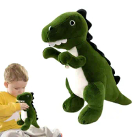 Green Dino Plush Toy Green Plush Dinosaur Stuffed Animal Home Decoration Dinosaur Stuffed Toy For Boys And Girls Plush Pillows