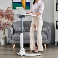 Adjustable Height Side Computer Desk Student Folding Table Desk