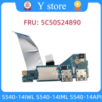 Y Store NEW Original For Lenovo Ideapad S540-14IWL S540-14IML S540-14API Switch Board Card Reader USB Board LS-H082P 5C50S24890