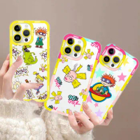 Funny R-Rugrats Cartoon Case For Samsung Galaxy A52 A72 A73 A71 A53 A51 A50 A42 A33 A32 A31 A30 A23 A22 A21S A20S A13 A12 Cover