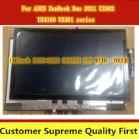 18100-1401 FHD 30PINS IPS LCD Screen Assembly With Touch For ASUS ZenBook Duo UX482 UX482EA UX482EG UX4100ER UX481 series