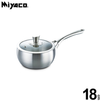 【米雅可 Miyaco】典雅316不銹鋼七層複合金湯鍋 18cm