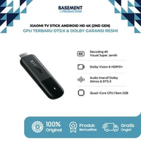Xiaomi TV Stick Android HD 4K (2nd Gen) GPU terbaru DTS:X & Dolby Garansi Resmi