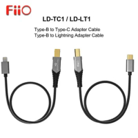 FiiO LD-TC1/LD-LT1 USB Type-b to type-c/lightning Adapter Cable 50mm for FiiO K5 PRO/K9 PRO/K7 BT