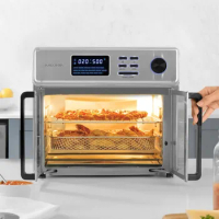 Complete Digital 26-Quart 10-in-1 Countertop Air Fryer Oven, 15 Deluxe Accessories &amp; 60-Recipe Hardcover Cookbo