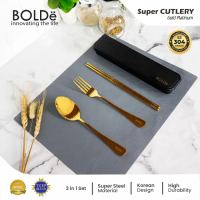 Bolde Super Cutlery Gold Platinum Set 4Pcs