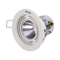 โคมดาวน์ไลท์ฮาโลเจนหน้ากลม 3.5 นิ้ว LED 7W Cool White PHILIPS รุ่น 59776 Pomeron 7W/40K สีขาว