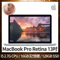 【Apple 蘋果】『C級福利品』MacBook Pro Retina 13吋 i5 2.7GB 處理器 16GB 記憶體 128GB SSD(2015)
