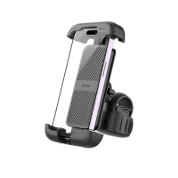360° View Universal Bike Phone Holder Bicycle Phone Holder For 4.7-6.8 Inch Mobile Phone Stand Shockproof Bracket GPS Clip