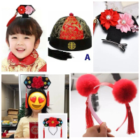 Bando Bandana Hiasan Aksesoris Imlek Sincia Putri Huan Zhu Anak Dewasa / topi imlek anak dewasa