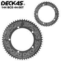 Deckas 144BCD Chainring 44T 46T 48T 50T 52T 54T 56T Single Chainring Large Teeth For TMB Bike