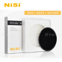 NiSi ND1000 Dimmer ND64 ND8 49 52 55 58 72 67mm 77mm 82mm Medium Gray Density Mirror nd Mirror Filter Micro SLR Camera Filter