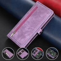 2024 9 Card Slots Zipper Wallet Case for Google Pixel 6 Pixel 6 Pro Pixel 5A PU Leather Wrist Strap Phone Bag Cover
