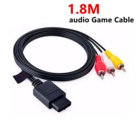 AV Cable to RCA 1.8M audio Game Cable for Super Nintend GameCube N64 SNES Game Cube Cable for Nintendo 64 Audio TV Video Cord