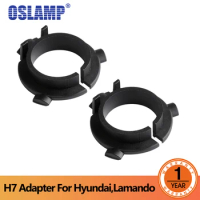 Oslamp H7 LED kit Headlights Bulb Base Holder Adapters H7 Headlamp Clip Retainer Sockets Adaptor for Hyundai Lamando Nissan KIA