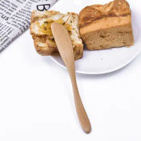 Wooden Butter Knife Pastry Cream Cheese Butter Cake Knife Cake Decorating Baking Tools F20173481