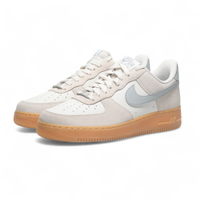 NIKE 休閒鞋 AIR FORCE 1 淺奶油灰 牛奶糖底 AF1 復古 男 FQ8714-002