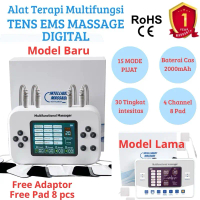 Alat terapi stimulator TENS MASSAGE EMS alat fisioterapi untuk sendi otot saraf