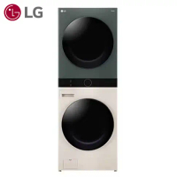 【LG 樂金】WashTower 19公斤 AI智控洗乾衣機 WD-S1916JGB 白綠