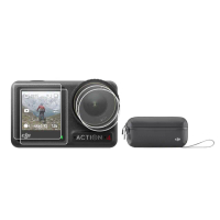 【DJI】Osmo Action 4 全能套裝+DJI Osmo Action 收納包+後螢幕/前螢幕/鏡頭鋼化(公司貨)