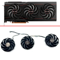87MM FDC10H12D9-C RX6800 6800XT Replacement Graphics Card GPU Fan For Sapphire RX 6800 XT PULSE Graphics Card Cooling Fan