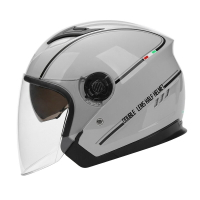 【定制】BYB電動車頭盔摩托車頭盔四季通用防霧雙鏡片頭盔電動車