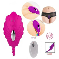 NEW Powerful Vibrating Panties for Women Butterfly Wearable Clitoris Stimulator Remote Control Invisible Vaginal Toys for Women