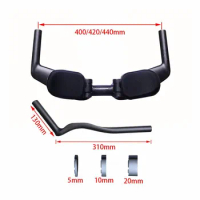 Road Bicycle Carbon Fiber Bicycle Rest Handlebar Clip on Aero Bars Handlebar Extension Track Cycling Trial Bicycle Accessories