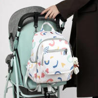 Fashion Large Capacity Mummy Bag Lightweight Maternity Bag Wet and Dry Maternity Bag Insulated Milk 