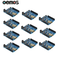10pcs ESP-12E WeMos D1 UNO R3 CH340 CH340G WiFi Development Board Based ESP8266 PCB For Arduino Compatible IDE