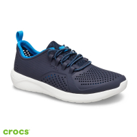 【Crocs】童鞋 LiteRide徒步繫帶鞋(206011-462)