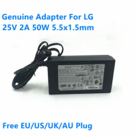 Genuine 25V 2A 50W 5.5x1.5mm DA-50F25 Power Supply AC Adaptador For LG LAS855M NB5540 NB3730A HS8 SJ8 SOUND BAR Laptop Charger