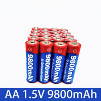 100% Original new AA rechargeable battery 1.5V 9800mAh